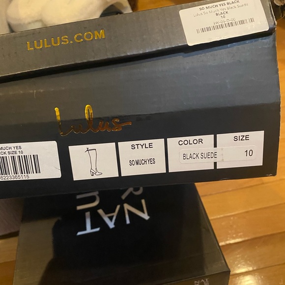 Lulus So Much Yes Black Suede Over the Knee Boots - Picture 13 of 13